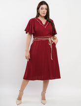 Vestido Curto Poliviscose Com Vivo