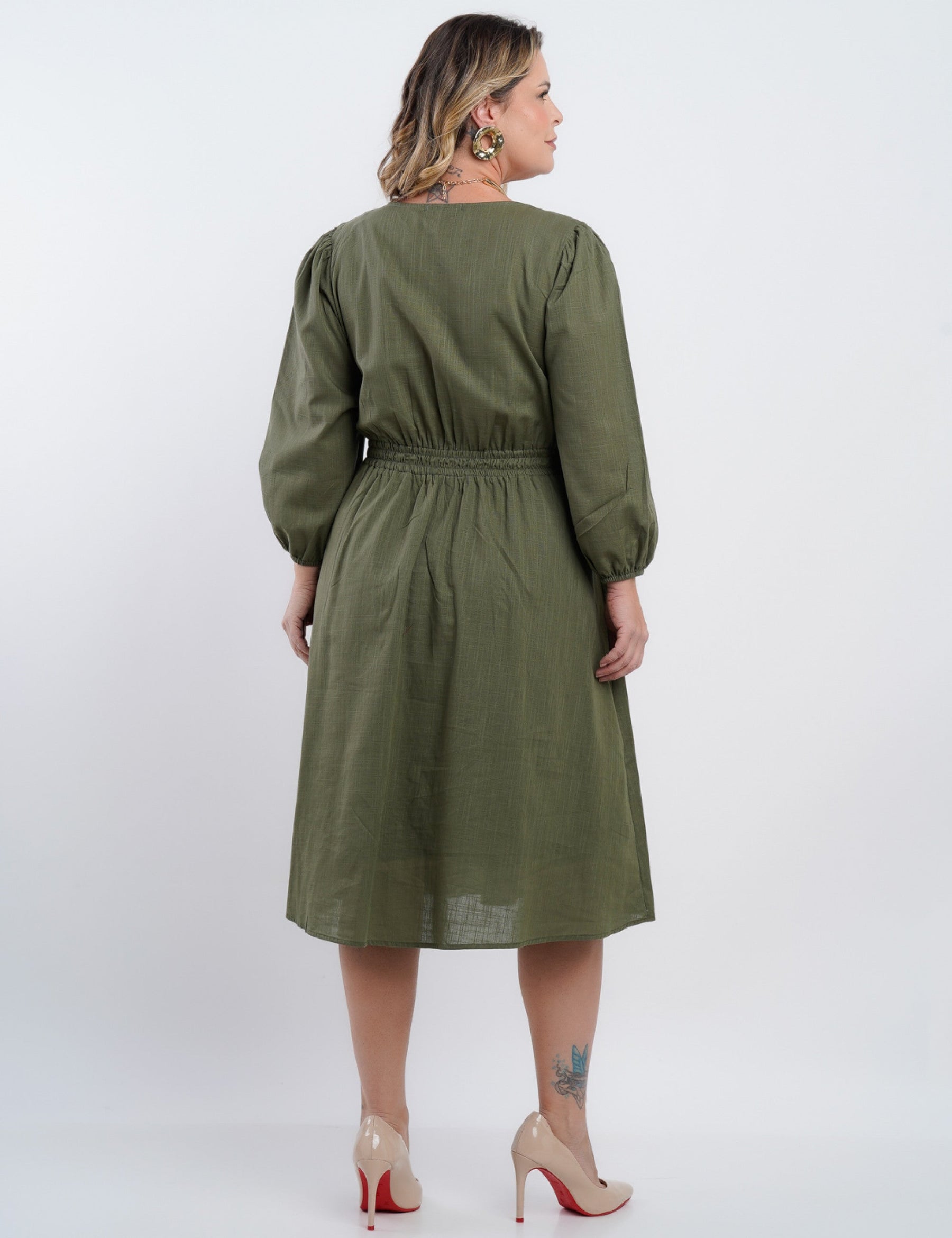 Vestido Curto Algodão