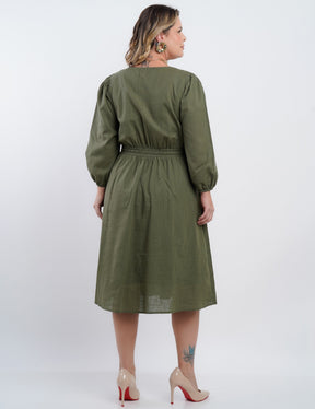 Vestido Curto Algodão