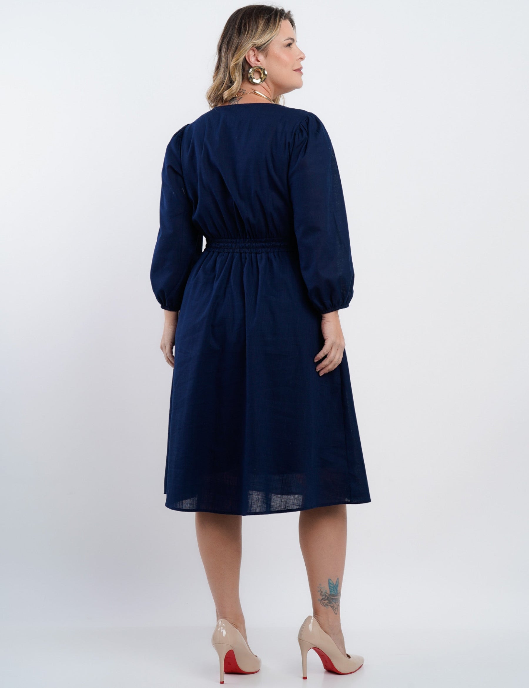 Vestido Curto Algodão