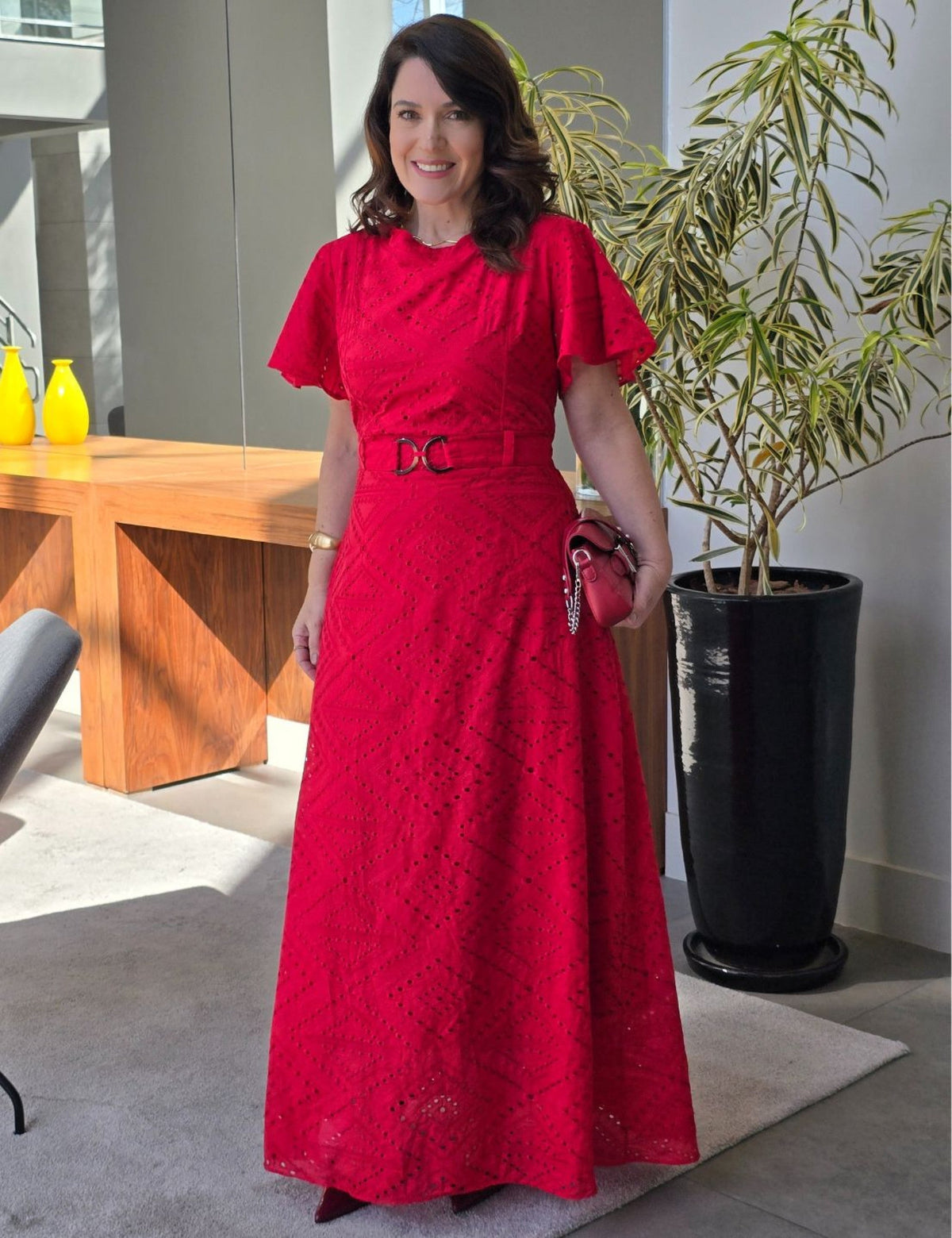 Vestido Longo Lasie Com Fivela