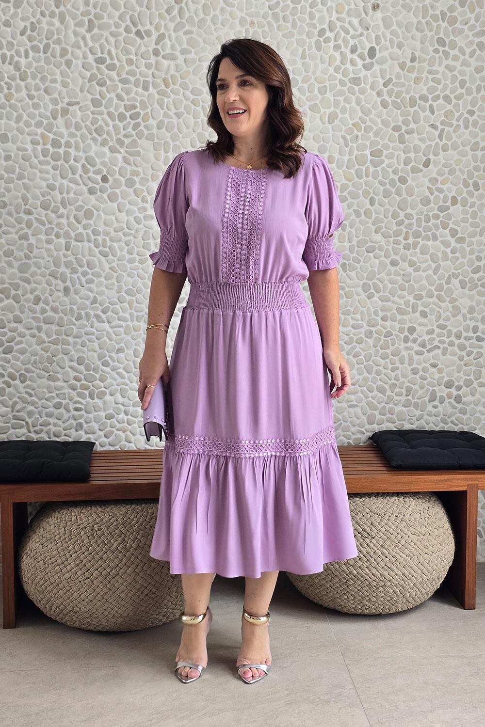 VESTIDO MIDI COM MARIA