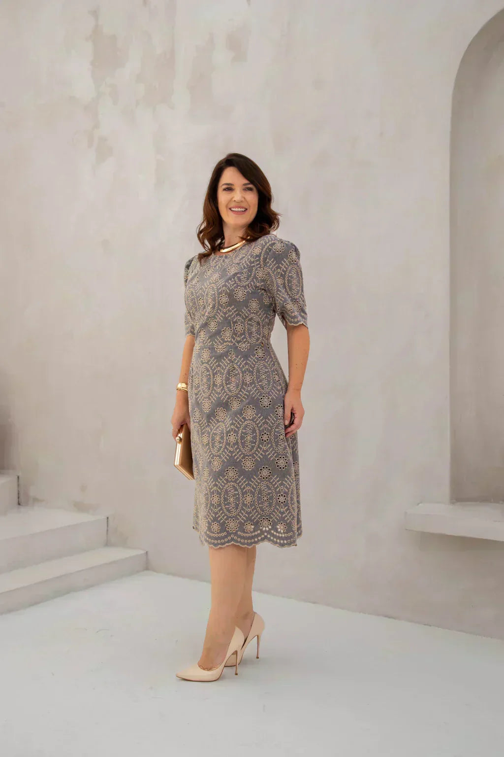 VESTIDO BORDADO EVASÊ