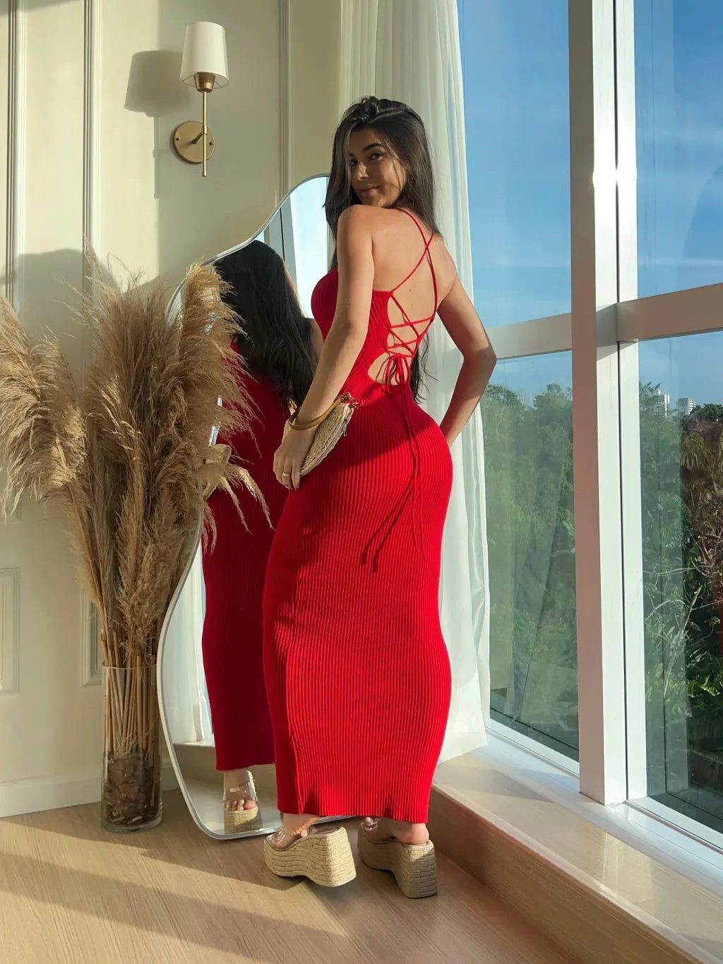 Vestido Tricot Aurora Liso